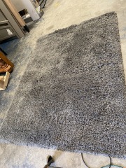 G\u00c5SER Gray Dark Gray 5x7ft Rug