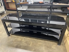 Sleek Black TV Stand