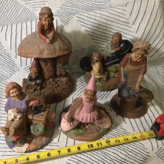 Tom Clark gnomes crafted by Cairn Studios in the 1980s Lot of 5