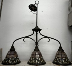 Tiffany Style 3 Light Kitchen Island Chandelier
