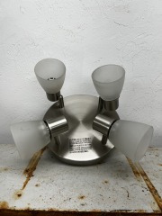 Brushed Nickel 4 Spotlight Flush Mount Fixture