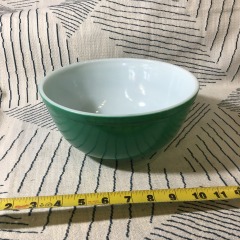 Vintage Pyrex Bowl Green