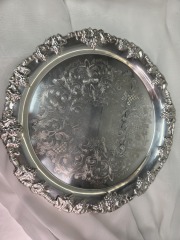 Silver-plated tray
