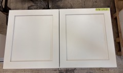 White Double Door Upper Kitchen Cabinet