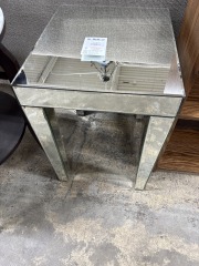 Mirrored Nightstand