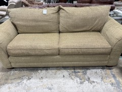 Bassett Dark Beige Fabric Sofa