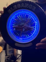 ELEGANCE TIRE CLOCK