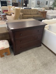 3 Drawer Dark Dresser