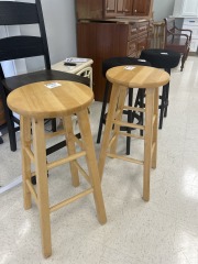 Simple Wooden Barstool