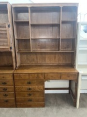 Online:D-Maple Desk w\/ hutch