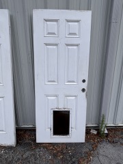 Exterior Door With Pet Door 31 9\/16x79 1\/4