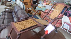 Antique Steamer Cane Deck Chair