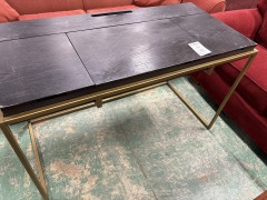Black Gold Modern Writing Desk