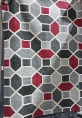grey&red 5x7 rug 3266