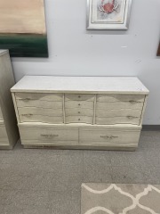 Long Blonde Vintage Dresser