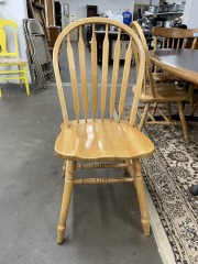 Light Wood Farmhouse Dining Chair (Each)
