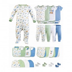 3641 BLK2 | LITTLE PEACHES 25 Piece Set Newborn Clothes