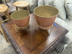 Terracotta Set of 2 Planters