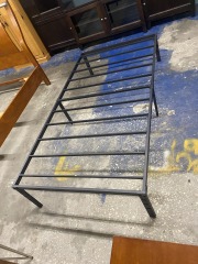 Twin Black Metal Platform Bed Frame