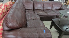 Leather Corner Sectional Sofa
