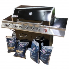 Royal Gourmet 6-Burner Gas Grill, 1 Side Burner