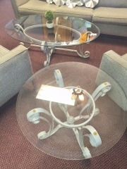 Glass Patio Tables(Set of 3)