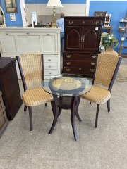 Wicker\/Wood Bistro Set