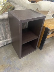 Small Espresso Cube Shelf