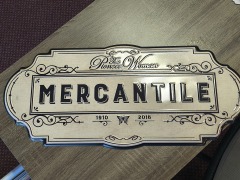 Mercantile Metal Sign