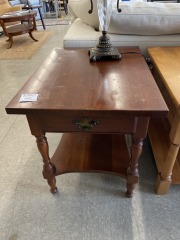 End Table w\/ Shelf & Drawer