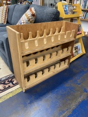 Rustic Cowboy Wine Rack
