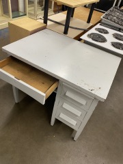 Vintage Small Grey Desk