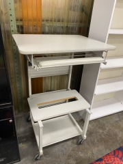 White Rolling Workstation