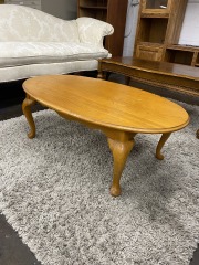 Honey Finish Doll Legs Coffee Table