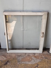 Wooden Antique Window 31 3\/4\