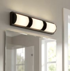 allen and roth Bronze 3 Light Vanity Fixture