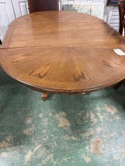 Oak Oval Dining Table