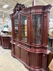 cherry china cabinet