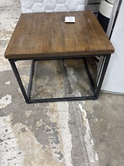 Rustic End Table