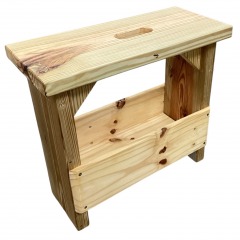 Wed. Crew Made Small Bench w\/Handle & Storage