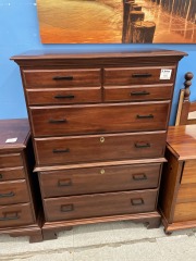 5 Drawer Tall Dresser