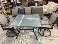 Outdoor Table 4 chair set