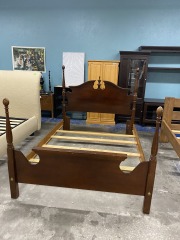 Vintage Colonial Four Post Queen\/Full Bed Frame