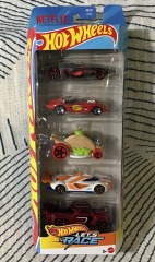 NEW Mattel Hot Wheels 5-PACK Race & Drift 1:64 Die-Cast Cars