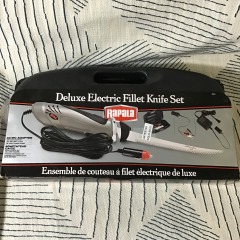 Rapala Deluxe Electric Fillet Knife Set W\/Battery Hook-up