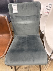Teal Velore Dining Chair