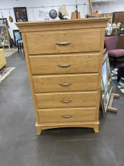 Blonde Tallboy Dresser