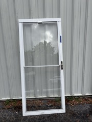 White Storm Door 35 1\/4\
