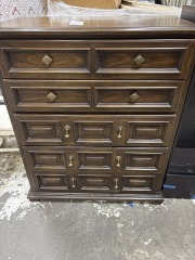 Esperanto MCM Dark Wood Dresser