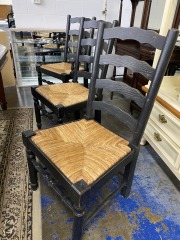 Black & Tan Farmhouse Dining Chair